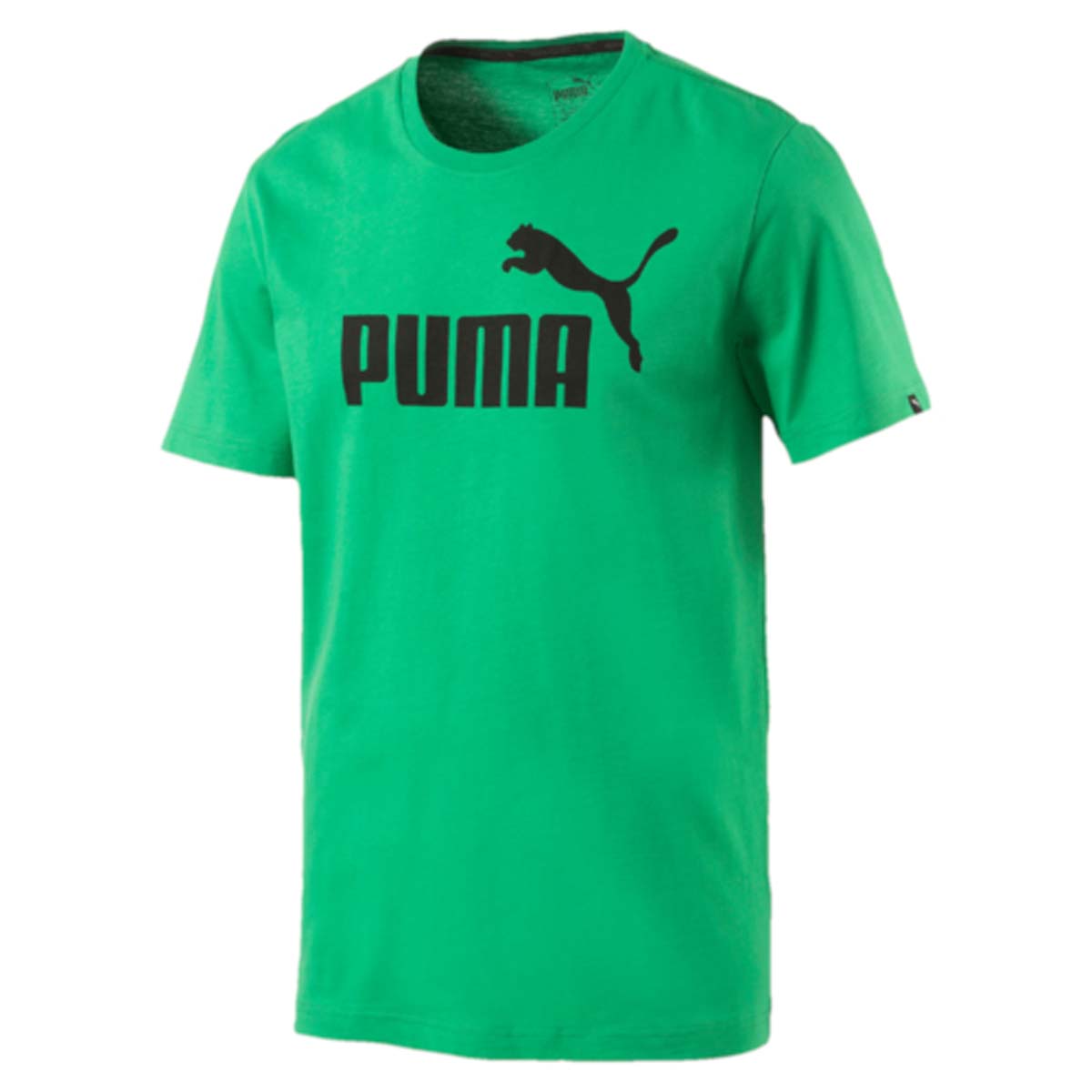 Футболка мужская Puma ESS No.1 Tee, цвет: зеленый. 83824135. Размер M (48/50)838241_35 Футболка мужская Puma ESS No.1 Tee, цвет: зеленый. 83824135. Размер M (48/50)838241_35Футболка ESS No.1 Tee просто создана для занятий спортом. Модель декорирована прорезиненным логотипом и изготовлена из высокофункционального материала dryCELL, который отводит влагу, поддерживает тело сухим и гарантирует максимальный комфорт. Среди других отличительных особенностей изделия - отделка ворота трикотажем в рубчик и тесьмой сзади по вороту с фирменной символикой.