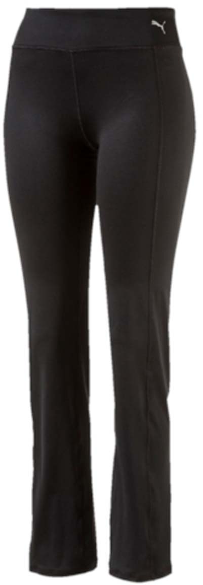 Брюки спортивные женские Puma Essential Straight Leg, цвет: черный. 51514501. Размер S (42/44)51514501 Брюки спортивные женские Puma Essential Straight Leg, цвет: черный. 51514501. Размер S (42/44)51514501Женские спортивные брюки Essential Straight Leg выполнены из полиэстера с добавлением эластана и с влагоотводящей пропиткой на основе биотехнологий. Модель имеет эластичный пояс, благодаря чему хорошо садится на талию. Внизу штанины расклешенные. Брюки на поясе декорированы логотипом PUMA.