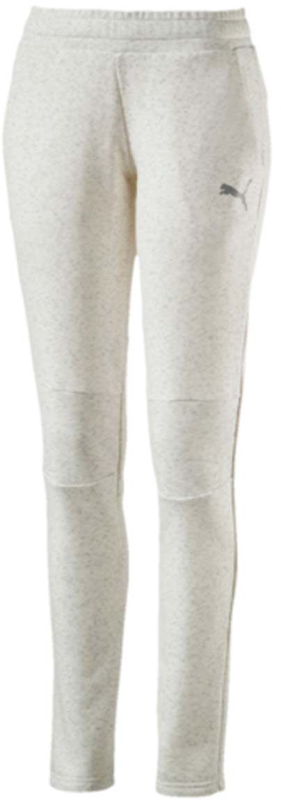 Брюки спортивные женские Puma Swagger Pants W, цвет: светло-бежевый. 590750_02. Размер XS (40/42)590750_02 Брюки спортивные женские Puma Swagger Pants W, цвет: светло-бежевый. 590750_02. Размер XS (40/42)590750_02Женские спортивные брюки Swagger Pants W выполнены из хлопка с добавлением полиэстера. Модель имеет пояс с внутренней утяжкой, благодаря чему хорошо садится на талию. Для удобства предусмотрены боковые карманы с сетчатой подкладкой. На коленях также имеется сетчатая вставка. Брюки декорированы логотипом PUMA из светоотражающего материала, нанесенным методом термопечати. Изделие имеет стандартную посадку.