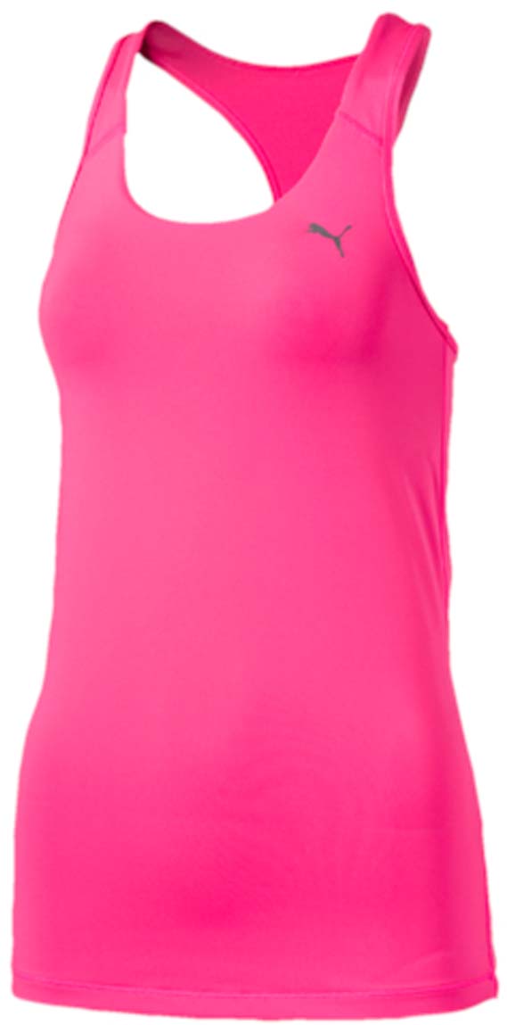 Майка женская Puma Essential RB Tank Top, цвет: розовый. 51395817. Размер S (44)513958_17 Майка женская Puma Essential RB Tank Top, цвет: розовый. 51395817. Размер S (44)513958_17Майка Puma Essential RB Tank изготовлена с использованием высокофункционального материала dryCELL, который отводит влагу, поддерживает тело сухим и гарантирует комфорт во время активных тренировок и занятий спортом. Встроенное внутреннее бра обеспечивает легкую поддержку и плотное прилегание. Плечевые лямки обеспечивают отличную посадку, а эластичная резинка снизу - дополнительную поддержку. Гладкая спинка-борцовка для неограниченной свободы движения. Майка декорирована логотипом из светоотражающего материала для безопасности в темное время суток.