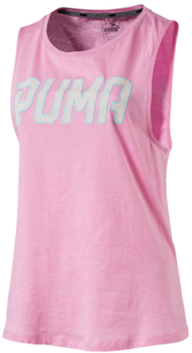 Майка женская Puma Athletic Tank W, цвет: розовый. 59075125. Размер S (42/44)59075125 Майка женская Puma Athletic Tank W, цвет: розовый. 59075125. Размер S (42/44)59075125Майка без рукавов Athletic Tank W изготовлена из хлопка с использованием высокофункциональной технологии dryCELL, которая отводит влагу, поддерживает тело сухим и гарантирует комфорт. Удлиненный закругленный задний подол надежно закрывает поясницу. Изделие имеет стандартную посадку. Ворот с внутренней стороны отделан тесьмой с фирменной символикой. Майка декорирована цветным логотипом PUMA высокой плотности.