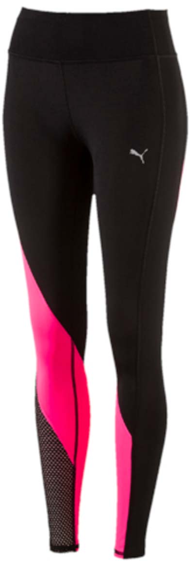 Тайтсы женские Puma Explosive Tight, цвет: черный, розовый. 51511603. Размер S (42/44)51511603 Тайтсы женские Puma Explosive Tight, цвет: черный, розовый. 51511603. Размер S (42/44)51511603Элегантные спортивные тайтсы Explosive Tight станут вашей любимой моделью для занятий спортом и фитнесом! Оригинальное сочетание цветов привлекает внимание, а удобный карман прямо в поясе позаботиться о сохранности вашего смартфона и других ценных вещей. Дополнительные удобства создает использование высокофункциональной технологии dryCELL, которая отводит влагу, поддерживает тело сухим и гарантирует комфорт во время активных тренировок и занятий спортом. Плотный трикотаж, используемый в качестве основного материала изделия, прекрасно впитывает влагу и как нельзя лучше соответствует смелому и современному покрою. Он дополнен вставками из сетчатого и эластичного материала, обеспечивающими отличную вентиляцию. Широкий пояс с подкладкой из сетчатого материала удобно охватывает талию.