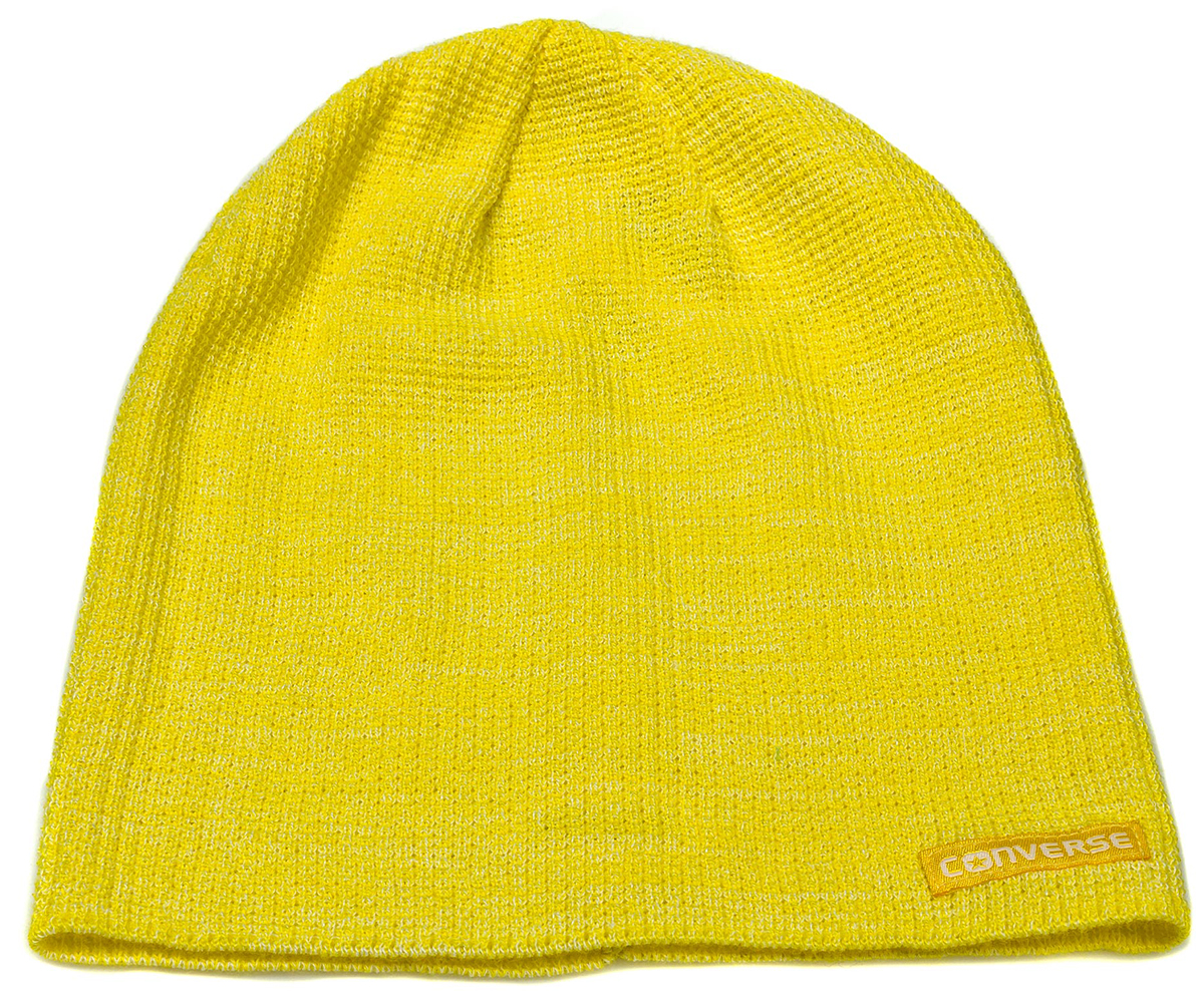 Шапка Converse Twisted Waffle Knit Beanie, цвет: желтый. 531113. Размер универсальный531113 Шапка Converse Twisted Waffle Knit Beanie, цвет: желтый. 531113. Размер универсальный531113Шапка Converse выполнена из качественного акрила. Модель дополнена нашивкой с названием бренда.