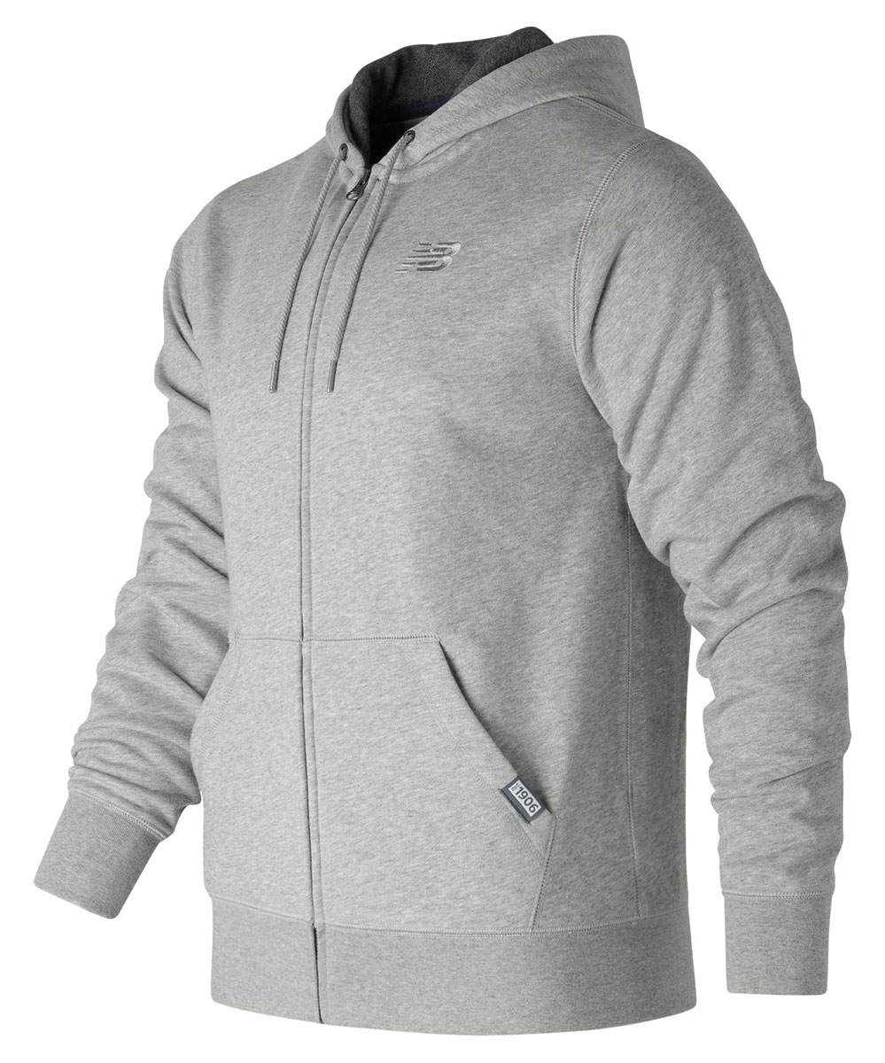 Худи мужское New Balance Classic Full Zip Hoody, цвет: серый. MJ63550/AG. Размер XL (50/52)MJ63550/AG Худи мужское New Balance Classic Full Zip Hoody, цвет: серый. MJ63550/AG. Размер XL (50/52)MJ63550/AGХуди мужское Classic Full Zip Hoody от New Balance выполнен из мягкого трикотажа, махровая внутренняя отделка. Имеет капюшон с кулиской, застежка на молнию, длинные рукава, боковые карманы без застежки.