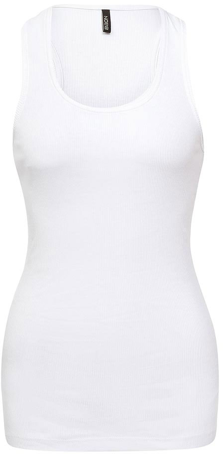 Майка женская Baon, цвет: белый. B257005_White. Размер M (46)B257005_White Майка женская Baon, цвет: белый. B257005_White. Размер M (46)B257005_WhiteМайка женская Baon выполнена из натурального хлопка. Модель с круглым вырезом горловины.