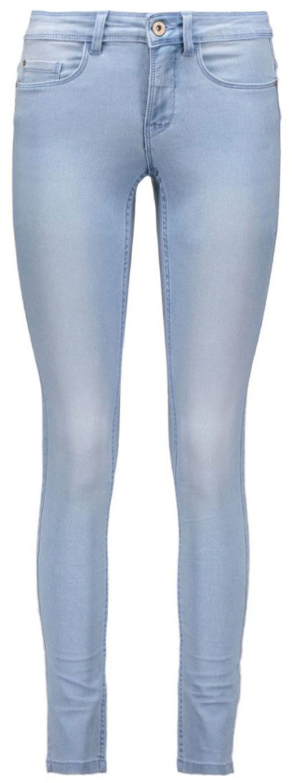 Джинсы женские Only, цвет: голубой. 15110543_Light Blue Denim. Размер XS-30 (40/42-30)15110543_Light Blue Denim Джинсы женские Only, цвет: голубой. 15110543_Light Blue Denim. Размер XS-30 (40/42-30)15110543_Light Blue DenimСтильные женские джинсы Only выполнены из хлопка с добавлением полиэстера и эластана. Материал мягкий и приятный на ощупь, не сковывает движения и дарит комфорт. Джинсы-скинни с заниженной посадкой застегиваются на пуговицу в поясе и ширинку на застежке-молнии. На поясе предусмотрены шлевки для ремня. Спереди модель дополнена двумя втачными карманами и одним накладным кармашком, сзади - двумя накладными карманами. Модель оформлена прострочкой и потертостями.