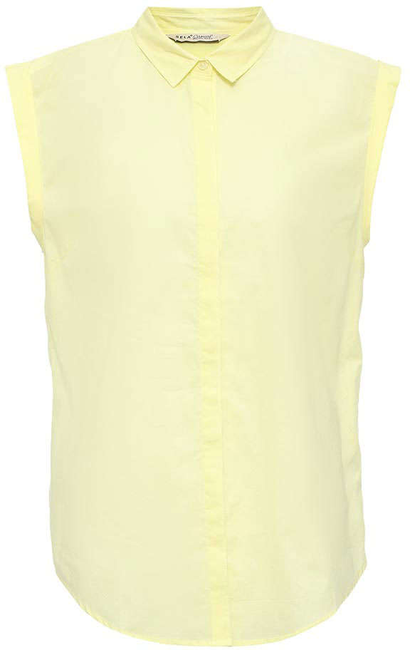 Блузка женская Sela, цвет: светло-желтый. Bs-112/1262-7263. Размер 44Bs-112/1262-7263 Блузка женская Sela, цвет: светло-желтый. Bs-112/1262-7263. Размер 44Bs-112/1262-7263Оригинальная женская блузка Sela выполнена из натурального хлопка. Модель прямого кроя с отложным воротничком и короткими цельнокроеными рукавами застегивается на пуговицы, скрытые планкой. Блузка подойдет для офиса, прогулок и дружеских встреч и будет отлично сочетаться с джинсами и брюками, и гармонично смотреться с юбками. Мягкая ткань комфортна и приятна на ощупь.