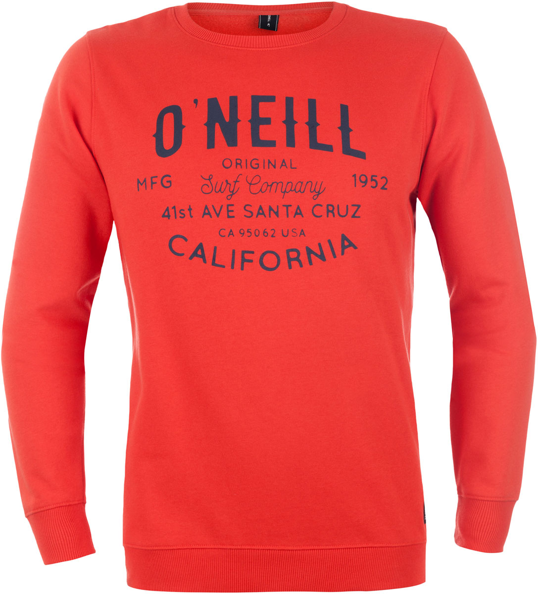 Свитшот мужской ONeill Lm 41st Ave Sweatshirt, цвет: красный. 7A3652-3077. Размер S (46/48)7A3652-3077 Свитшот мужской ONeill Lm 41st Ave Sweatshirt, цвет: красный. 7A3652-3077. Размер S (46/48)7A3652-3077Мужской свитшот ONeill выполнен из хлопка с добавлением полиэстера. Модель имеет стандартный крой, длинный рукав и круглый вырез горловины. Манжеты рукавов, горловина и низ изделия отделаны эластичным материалом в рубчик. Свитшот дополнен надписями.
