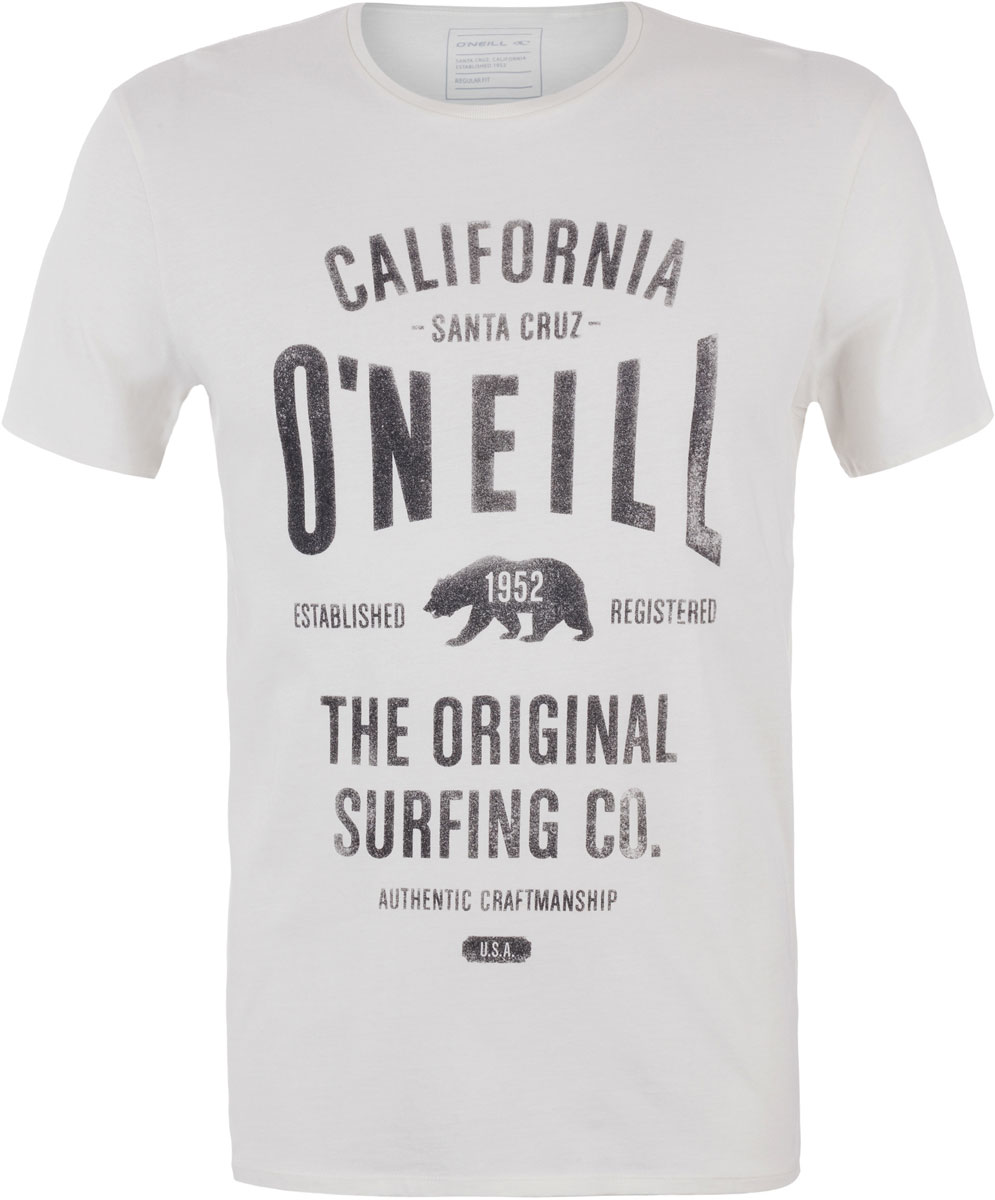 Футболка мужская ONeill Lm Muir T-Shirt, цвет: белый. 7A3657-1030. Размер XL (52/54)7A3657-1030 Футболка мужская ONeill Lm Muir T-Shirt, цвет: белый. 7A3657-1030. Размер XL (52/54)7A3657-1030Футболка мужская ONeill выполнена из 100% хлопка. Модель имеет стандартный крой, короткий рукав и круглый вырез горловины. Футболка дополнена надписями.