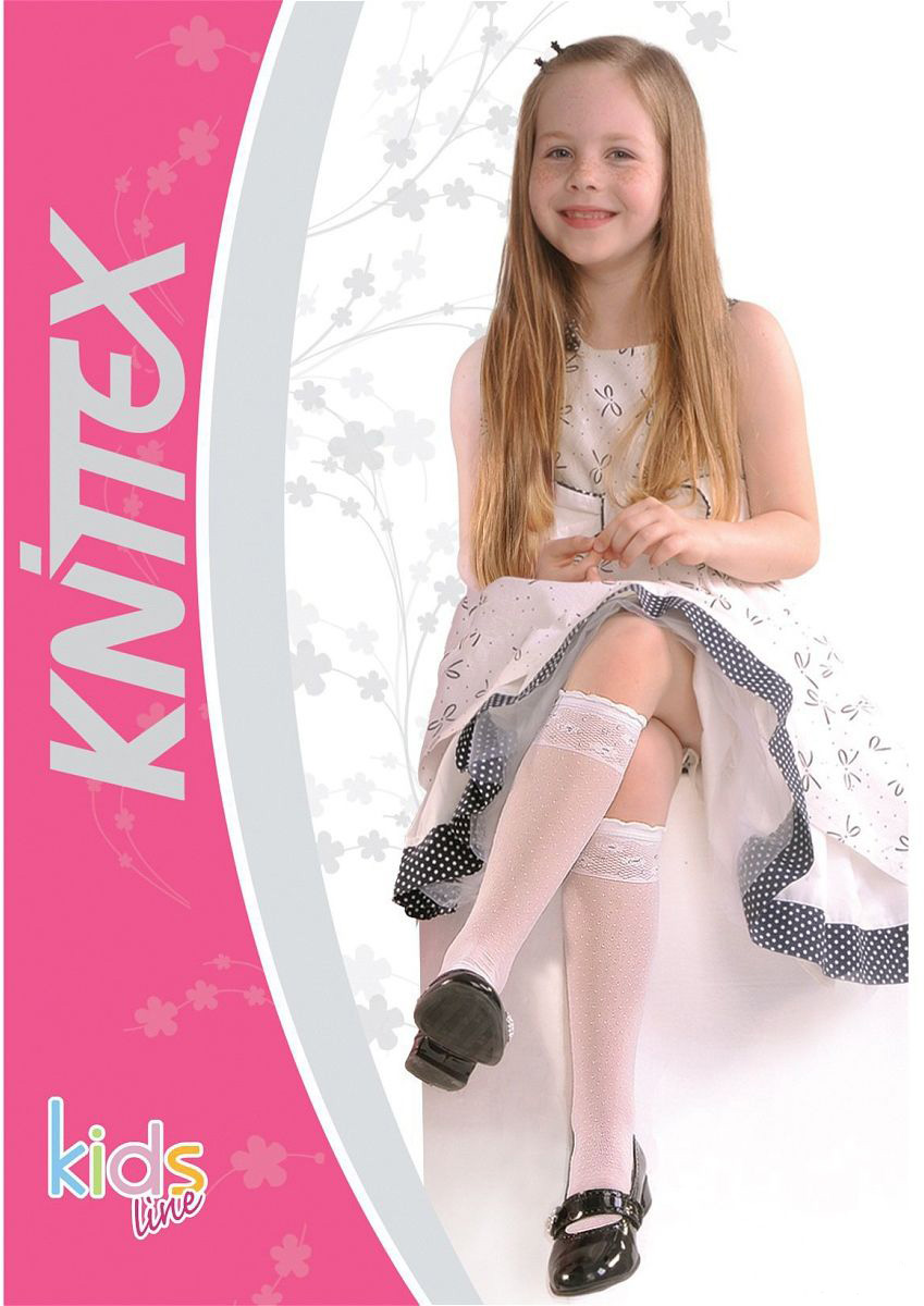 Гольфы для девочки Knittex, цвет: белый. POLA. Размер 18/22POLA Гольфы для девочки Knittex, цвет: белый. POLA. Размер 18/22POLAГольфы Knittexсо изготовлены из полиамида и эластана, которые обеспечивают отличную посадку. Модель оформлена узором. Гольфы оснащены эластичной резинкой, которая плотно облегает ножку ребенка, не сдавливая ее, обеспечивает удобство.