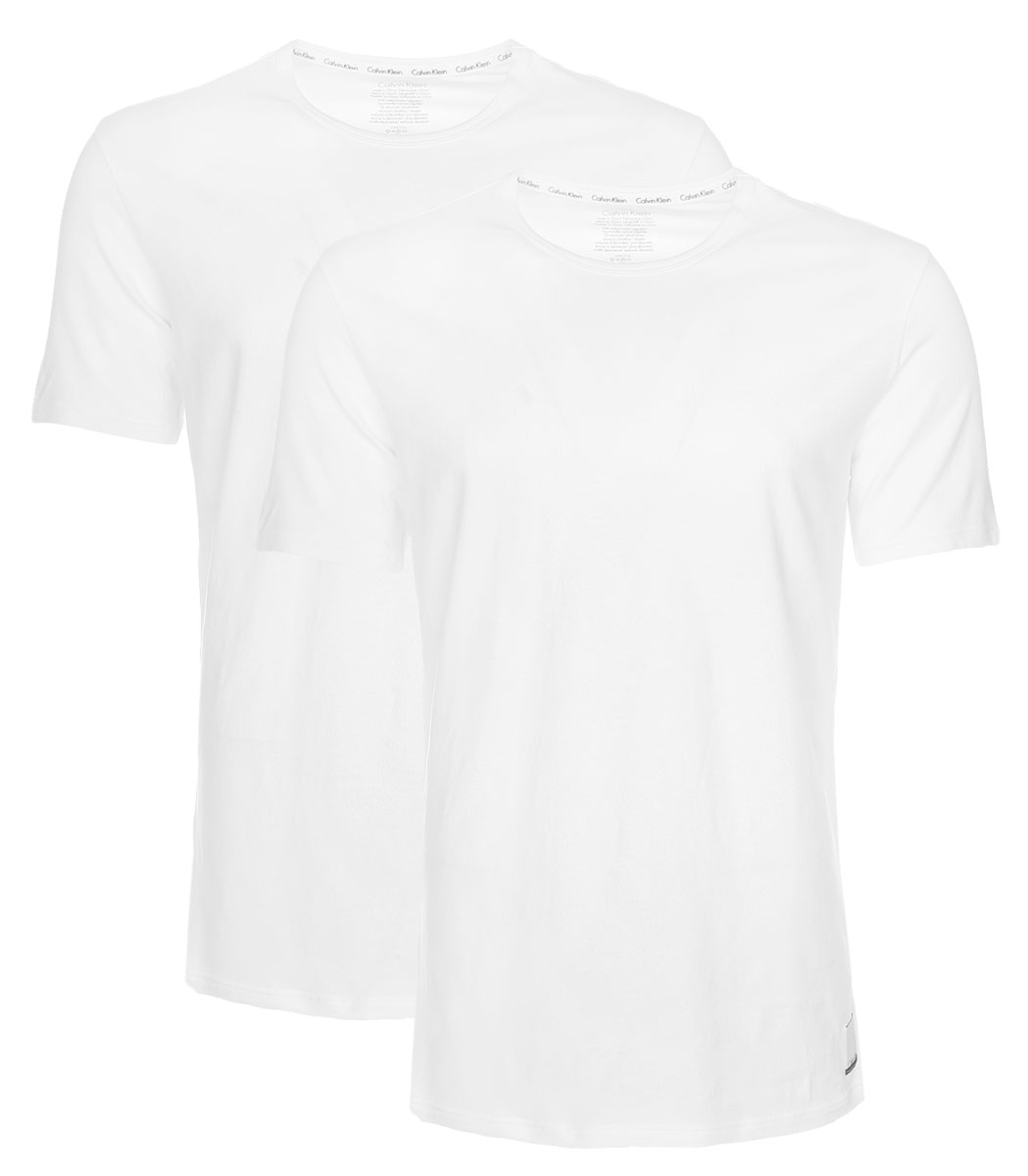Футболка для дома мужская Calvin Klein Underwear, цвет: белый, 2 шт. NU8697A. Размер XL (52)NU8697A Футболка для дома мужская Calvin Klein Underwear, цвет: белый, 2 шт. NU8697A. Размер XL (52)NU8697AМужская футболка Calvin Klein Underwear изготовлена из натурального хлопка с добавлением эластана. Модель с круглой горловиной и короткими рукавами. Футболка дополнена квадратной нашивкой с названием бренда.