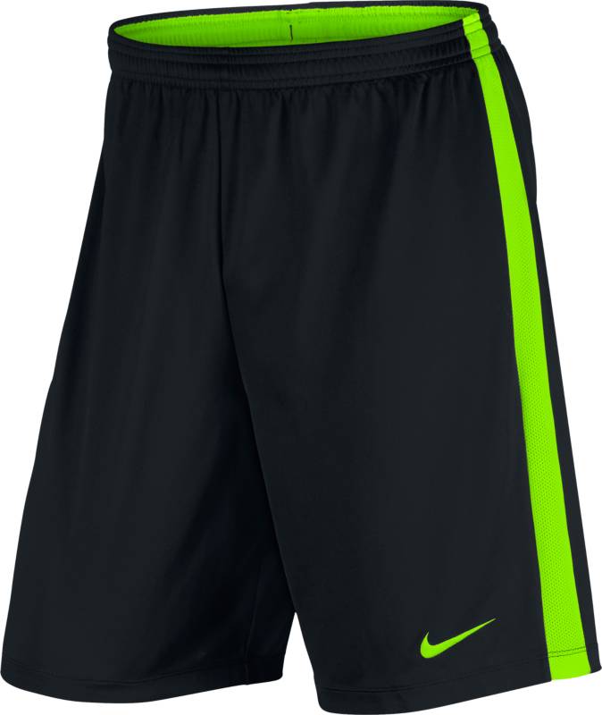 Шорты мужские Nike Nk Dry Short Acdmy K, цвет: черный, салатовый. 832508-013. Размер S (44/46)832508-013 Шорты мужские Nike Nk Dry Short Acdmy K, цвет: черный, салатовый. 832508-013. Размер S (44/46)832508-013Мужские шорты Nk Dry Short Acdmy K от Nike выполнены из легкого текстиля и дополнены перфорацией по бокам. Технология Dry-Fit выводит лишнюю влагу наружу и оставляет кожу сухой. Эластичный пояс со шнурком для идеальной посадки.