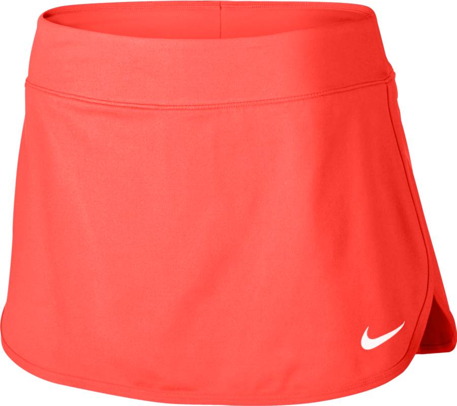 Юбка для тенниса Nike Pure Skirt, цвет: оранжевый. 728777-877. Размер M (44/46)728777-877 Юбка для тенниса Nike Pure Skirt, цвет: оранжевый. 728777-877. Размер M (44/46)728777-877Теннисная юбка Pure Skirt от Nike выполнена из эластичного полиэстера, который обеспечивает комфортную посадку. Ткань Nike Dry с технологией Dri-FIT отводит влагу с кожи на поверхность изделия, где она быстро испаряется. Модель оснащена эластичным поясом и внутренними шортами.