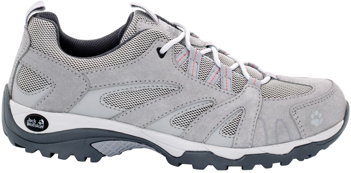 Кроссовки женские Jack Wolfskin Vojo Hike Low W, цвет: серый. 4014081-6038. Размер 3,5 (35)4014081-6038 Кроссовки женские Jack Wolfskin Vojo Hike Low W, цвет: серый. 4014081-6038. Размер 3,5 (35)4014081-6038Кроссовки женские Vojo Hike Low W привлекают типичными свойствами серии VOJO HIKE (ВОДЖО ХАЙК) — сочетанием малого веса и классического дизайна. Отличный вариант для однодневных походов с небольшим рюкзаком. Амортизация подошвы отлично подходит для туристических троп и легкой местности.