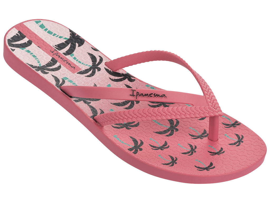 Сланцы женские Ipanema Bossa Print Fem, цвет: розовый. 25899. Размер 35/36 (35)25899-20791 Сланцы женские Ipanema Bossa Print Fem, цвет: розовый. 25899. Размер 35/36 (35)25899-20791Стильные и очень легкие сланцы от Ipanema - придутся вам по душе. Верх модели выполнен из поливинилхлорида. Ремешки с перемычкой гарантируют надежную фиксацию изделия на ноге. Стелька украшена стильным рисунком. Верх изделия дополнен логотипом бренда. Рифление на верхней поверхности подошвы предотвращает выскальзывание ноги. Рельефное основание подошвы обеспечивает уверенное сцепление с любой поверхностью. Удобные сланцы прекрасно подойдут для похода в бассейн или на пляж.