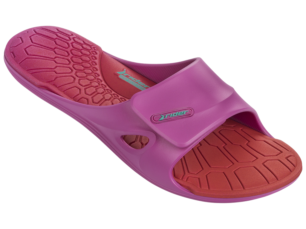Шлепанцы женские Rider Daytona Iii Fem, цвет: фуксия. 81921-24132. Размер 36 (37)81921-24132 Шлепанцы женские Rider Daytona Iii Fem, цвет: фуксия. 81921-24132. Размер 36 (37)81921-24132Женские шлепанцы Daytona Iii Fem от Rider выполнены из ПВХ. Верх регулируется с помощью застежки-липучки. Стелька Dry Eco Foamиз материала ЭВА комфортна при движении. Основание подошвы дополнено рифлением.