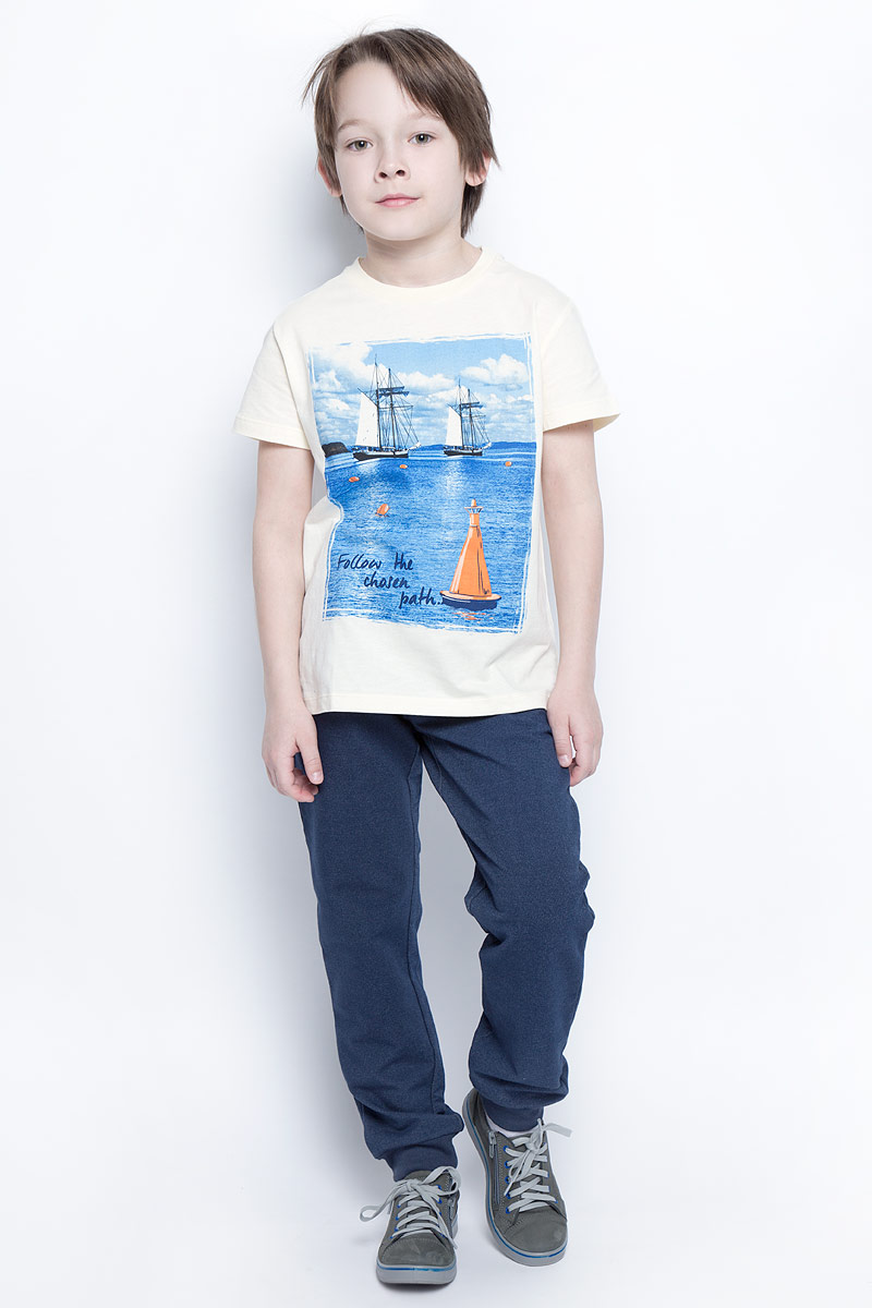 Футболка для мальчика Sela, цвет: серовато-янтарный. Ts-811/1077-7213. Размер 134, 9 летTs-811/1077-7213 Футболка для мальчика Sela, цвет: серовато-янтарный. Ts-811/1077-7213. Размер 134, 9 летTs-811/1077-7213Стильная футболка для мальчика Sela изготовлена из натурального хлопка и оформлена оригинальным принтом. Воротник дополнен мягкой трикотажной резинкой.Яркий цвет модели позволяет создавать модные образы.