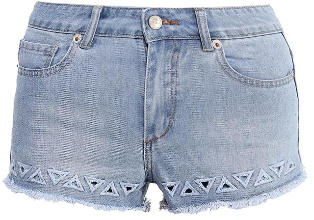 Шорты женские Sela Denim, цвет: голубой джинс. SHJ-335/601-7214. Размер 26 (42)SHJ-335/601-7214 Шорты женские Sela Denim, цвет: голубой джинс. SHJ-335/601-7214. Размер 26 (42)SHJ-335/601-7214Женские джинсовые шорты Sela, изготовленные из качественного хлопкового материала, станут отличным дополнением гардероба в летний период. Короткие шорты прилегающего кроя и стандартной посадки на талии застегиваются на застежку-молнию и пуговицу и оформлены фигурными разрезами и бахромой по низу. На поясе имеются шлевки для ремня. Модель дополнена двумя втачными и накладным карманами спереди и двумя накладными карманами сзади.