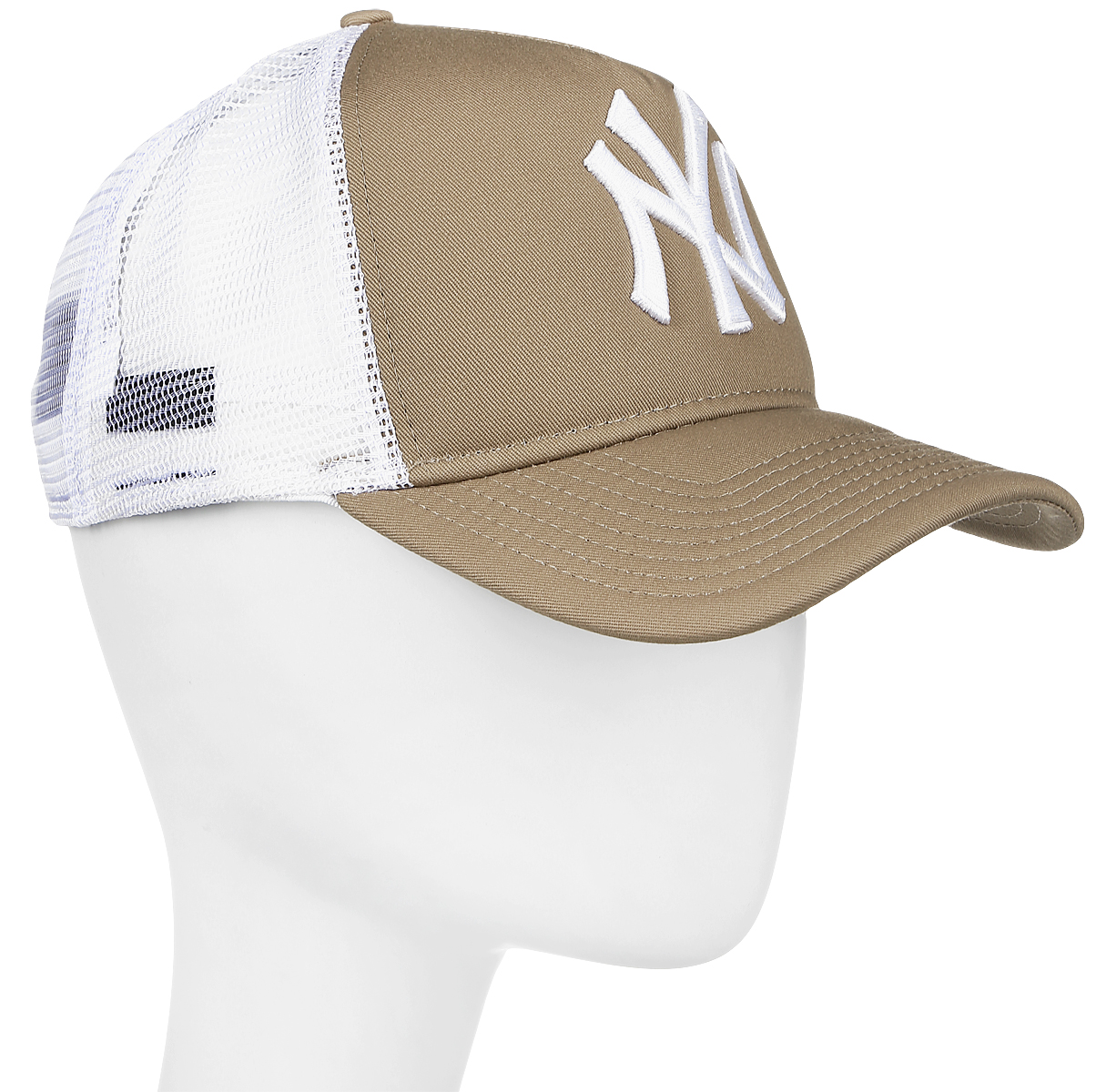 Бейсболка New Era Mlb Clean Trucker, цвет: темно-бежевый. 11379802-KHI. Размер универсальный11379802-KHI Бейсболка New Era Mlb Clean Trucker, цвет: темно-бежевый. 11379802-KHI. Размер универсальный11379802-KHIМодная бейсболка New Era, выполненная из высококачественного материала, идеально подойдет для прогулок, занятий спортом и отдыха.Изделие оформлено объемным вышитым логотипом знаменитой бейсбольной команды New York Yankees и логотипом бренда New Era, сзади купол кепки исполнен из сетки для большей воздухопроницаемости.Бейсболка надежно защитит вас от солнца и ветра. Эта модель станет отличным аксессуаром и дополнит ваш повседневный образ.