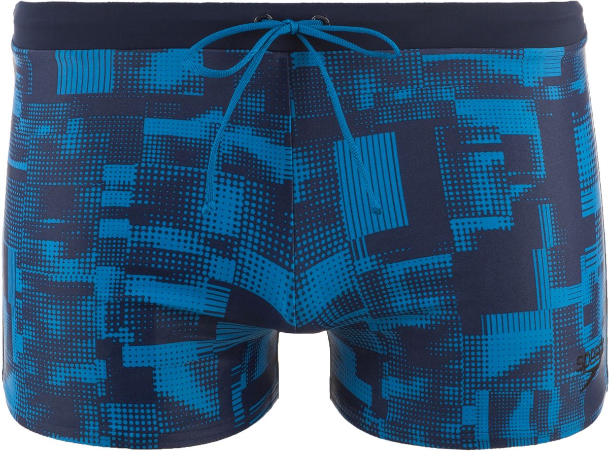 Плавки-шорты мужские Speedo Valmilton Aquashort, цвет: синий. 8-08B471-B471. Размер 34 (44/46)8-08B471-B471 Плавки-шорты мужские Speedo Valmilton Aquashort, цвет: синий. 8-08B471-B471. Размер 34 (44/46)8-08B471-B471Яркие мужские плавки-шорты с монохромным абстрактным принтом Speedo Valmilton Aquashort - отличное решение как для занятий в бассейне, так и для отдыха на пляже. Плавки имеют пояс на мягкой эластичной резинке, дополнительно регулируемый шнурком, и удобно садятся по фигуре, обеспечивая комфорт при любых видах активности в воде.Благодаря технологии Technologyткань плавок в 10 раз более устойчива к разрушающему воздействию хлора, чем обычные ткани с эластаном и спандексом.