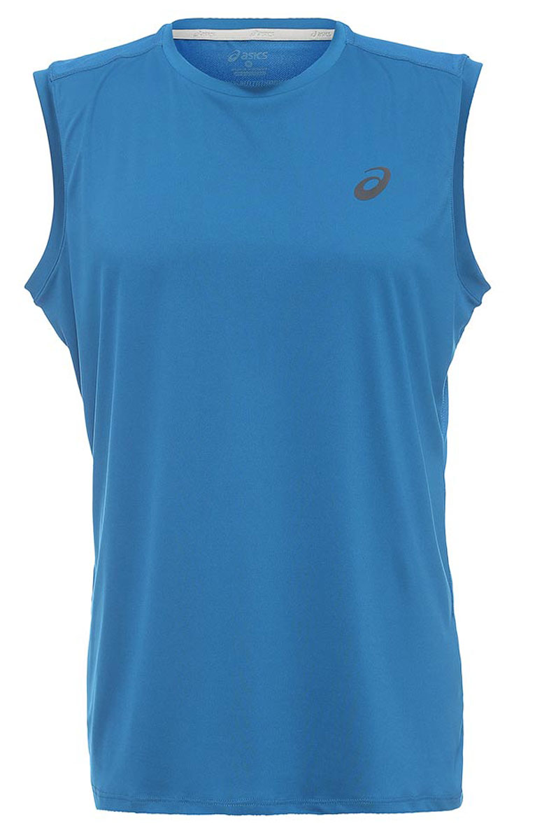 Майка для фитнеса мужская Asics Performance Sl Top, цвет: синий. 144529-8154. Размер L (50/52)144529-8154 Майка для фитнеса мужская Asics Performance Sl Top, цвет: синий. 144529-8154. Размер L (50/52)144529-8154Тренируйтесь еще интенсивнее - теперь у вас есть для этого возможность. Майка PERFORMANCE SLEEVELESS TOP избавит вас от духоты, пота и дискомфорта, с которыми часто ассоциируется посещение спортзала. Она сшита с использованием технологии ASICS MotionDry, благодаря которой ткань эффективно впитывает пот, позволяя вам оставаться сухим. Сетчатая вставка сзади обеспечит вам дополнительную вентиляцию, сделает ваши тренировки более комфортными и позволит сфокусироваться на результате.