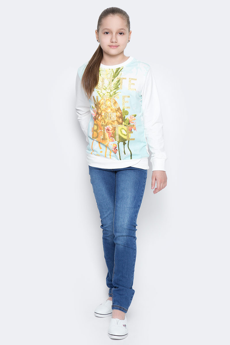 Джинсы для девочки Sela Denim, цвет: синий. PJ-635/134-7142. Размер 152PJ-635/134-7142 Джинсы для девочки Sela Denim, цвет: синий. PJ-635/134-7142. Размер 152PJ-635/134-7142Стильные джинсы для девочки Sela, выполненные из эластичного хлопка с эффектом потертостей и контрастной строчкой, станут отличным дополнением к гардеробу юной модницы. Джинсы зауженного кроя и стандартной посадки на талии имеют широкий пояс на мягкой резинке со шлевками для ремня. Модель представляет собой классическую пятикарманку: два втачных и один маленький накладной кармашек спереди и два накладных кармана сзади.
