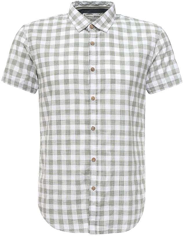 Рубашка мужская Tom Tailor Denim, цвет: серый, белый. 2033793.00.12_7057. Размер M (48)2033793.00.12_7057 Рубашка мужская Tom Tailor Denim, цвет: серый, белый. 2033793.00.12_7057. Размер M (48)2033793.00.12_7057Мужская рубашка Tom Tailor Denim поможет создать отличный современный образ. Модель изготовлена из хлопка. Рубашка скороткими рукавами и отложным воротником застегивается по все длине на пуговицы. Оформлено изделие принтом в клетку. Такая рубашка станет стильным дополнением к вашему гардеробу, она подарит вам комфорт в течение всего дня!