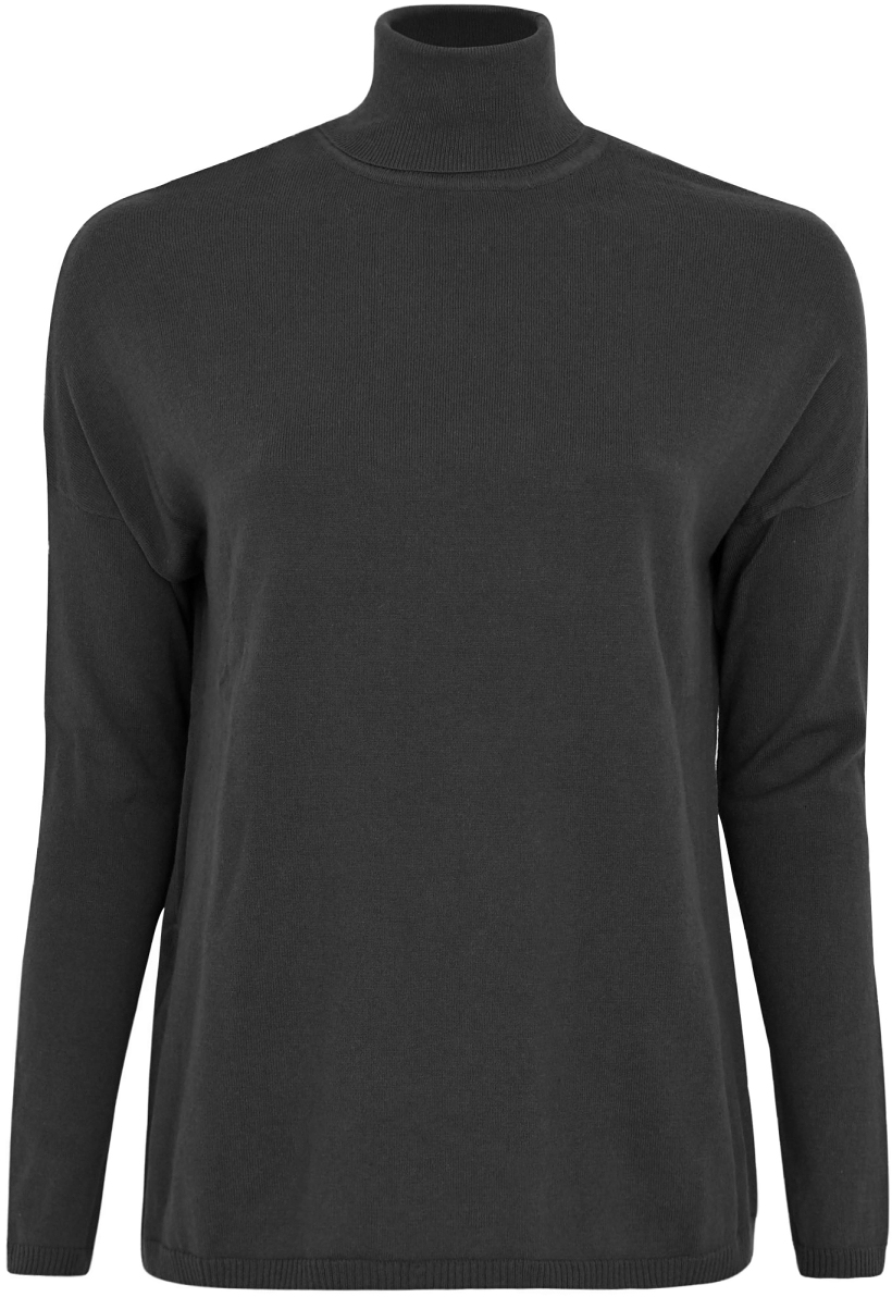 Свитер женский oodji Collection, цвет: черный. 74412562/42120/2900N. Размер XS (42)74412562/42120/2900N Свитер женский oodji Collection, цвет: черный. 74412562/42120/2900N. Размер XS (42)74412562/42120/2900NСвитер oodji с воротником-гольф изготовлен из качественного смесового материала.Низ изделия и рукава дополнены тонкими вязаными резинками.