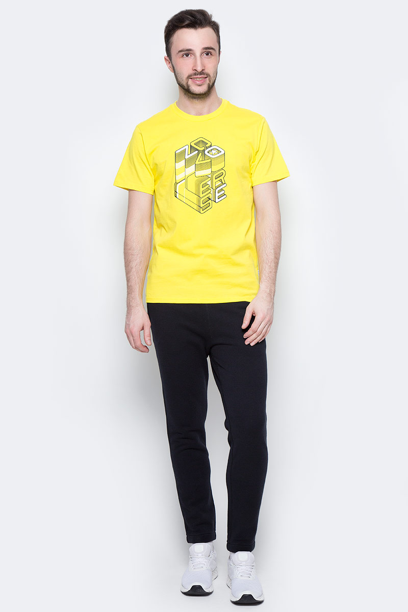 Футболка мужская Converse Knitted SS Crew Tee, цвет: желтый. 10003905720. Размер L (50)10003905720 Футболка мужская Converse Knitted SS Crew Tee, цвет: желтый. 10003905720. Размер L (50)10003905720Футболка Converse - оптимальный вариант для активного отдыха и повседневного использования. Модель выполнена из хлопка, что обеспечивает максимально комфортные ощущения во время использования. Крупный принт на груди придает изделию оригинальность.