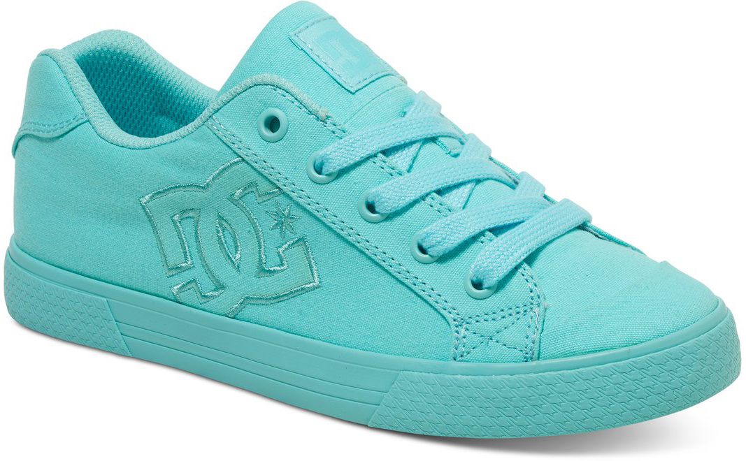 Кеды женские DC Shoes Chelsea Tx, цвет: бирюзовый. 303226-AQA. Размер 8B (39)303226-AQA Кеды женские DC Shoes Chelsea Tx, цвет: бирюзовый. 303226-AQA. Размер 8B (39)303226-AQAКеды от DC Shoes выполнены из текстиля. Язычок оформлен фирменной нашивкой. Ярлычок на заднике облегчит надевание модели. На ноге модель фиксируется с помощью шнурков. Внутренняя поверхность выполнена из текстиля. Подошва изготовлена из высококачественной резины и дополнена протектором, который гарантирует отличное сцепление с любой поверхностью.