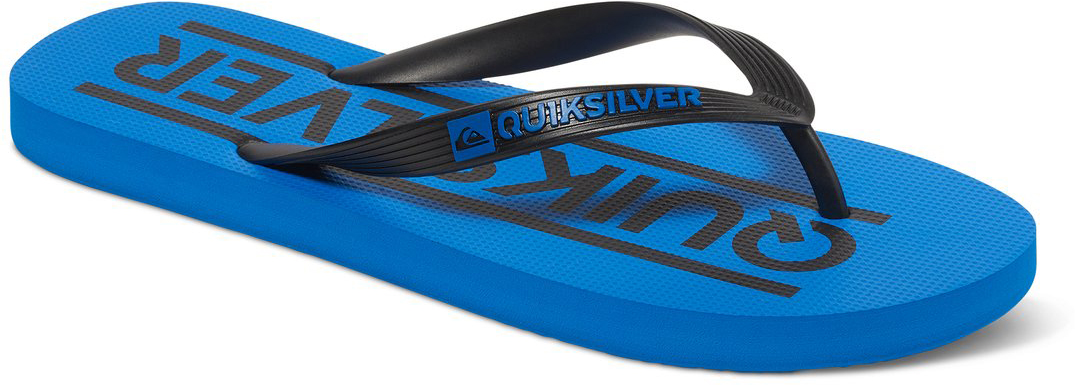 Сланцы мужские Quiksilver Java Wordmark, цвет: синий. AQYL100235-XKBK. Размер 6 (39)AQYL100235-XKBK Сланцы мужские Quiksilver Java Wordmark, цвет: синий. AQYL100235-XKBK. Размер 6 (39)AQYL100235-XKBKМодные мужские сланцы Java Wordmark от Quiksilver покорят вас своим удобством. Верх модели выполнен из мягкого пластика. Эргономичная перемычка между пальцами позволит надежно закрепить модель на стопе. Мягкая фактурная стелька позволяет не скользить ноге при движении.Упругая губчатая каучуковая подошва с логотипом Quiksilver обеспечивает уверенное сцепление с любой поверхностью. Текстовый и графический логотип Quiksilver на стрепе придает сланцам особый вид.Стильные сланцы прекрасно подойдут для похода в бассейн или на пляж.