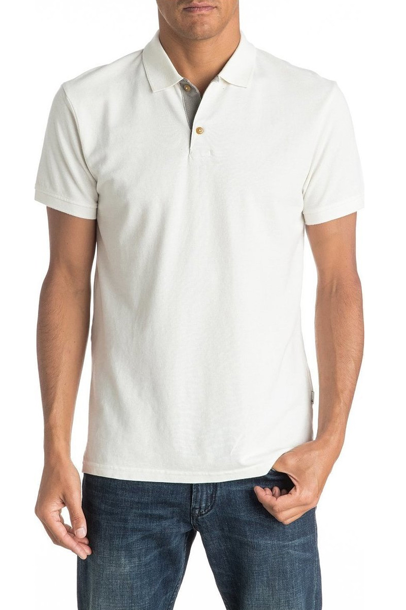 Поло мужское Quiksilver, цвет: белый. EQYKT03535-WBK0. Размер XXL (56)EQYKT03535-WBK0 Поло мужское Quiksilver, цвет: белый. EQYKT03535-WBK0. Размер XXL (56)EQYKT03535-WBK0Поло Quiksilver выполнено из натурального хлопка. Модель с отложным воротником и короткими рукавами сверху застегивается на пуговицы.