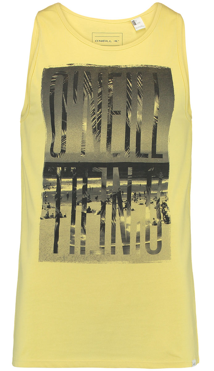 Майка мужская ONeill Lm Reflect Tanktop, цвет: желтый. 7A1903-2045. Размер L (50/52)7A1903-2045 Майка мужская ONeill Lm Reflect Tanktop, цвет: желтый. 7A1903-2045. Размер L (50/52)7A1903-2045Мужская майка ONeill выполнена из 100% хлопка. Модель без рукавов с круглым вырезом. На груди майка дополнена надписями.
