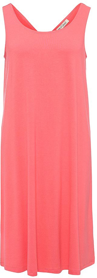 Платье Sela, цвет: ярко-розовый. Dksl-317/1153-7214. Размер S (44)Dksl-317/1153-7214 Платье Sela, цвет: ярко-розовый. Dksl-317/1153-7214. Размер S (44)Dksl-317/1153-7214Оригинальное женское платье-сарафан Sela выполнено из качественного трикотажа. Модель А-силуэта с круглым вырезом горловины и оригинальной спинкой подойдет для прогулок и дружеских встреч и станет отличным дополнением гардероба в летний период. Мягкая ткань на основе вискозы и эластана комфортна и приятна на ощупь и хорошо тянется.