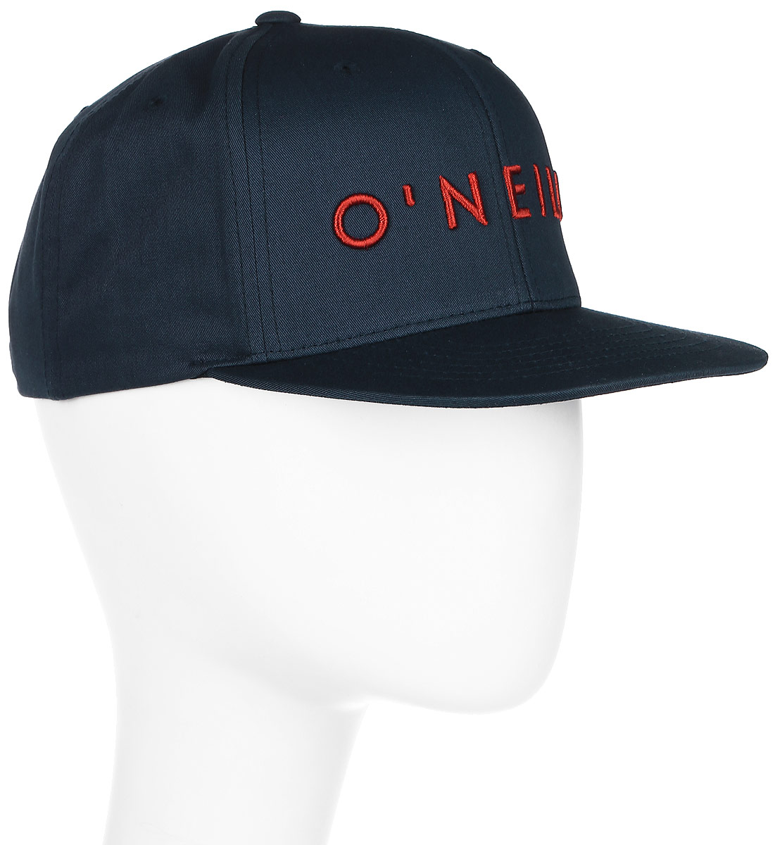 Бейсболка мужская ONeill Bm Yambo Cap, цвет: темно-синий, красный. 7A4112-5046. Размер универсальный7A4112-5046 Бейсболка мужская ONeill Bm Yambo Cap, цвет: темно-синий, красный. 7A4112-5046. Размер универсальный7A4112-5046Бейсболка ONeill станет незаменимым аксессуаром в летний сезон. Модель защитит голову от перегрева, а глаза от яркого света. Бейсболка имеет 6-панельный дизайн и плоский козырек. Верх выполнен из хлопка с добавлением полиэстера, а козырек отделан контрастной тканью из акрила с добавлением шерсти, что смотрится очень эффектно и стильно. Модель спереди дополнена вышивкой с названием бренда. Обхват головы регулируется с помощью пластикового ремешка сзади.