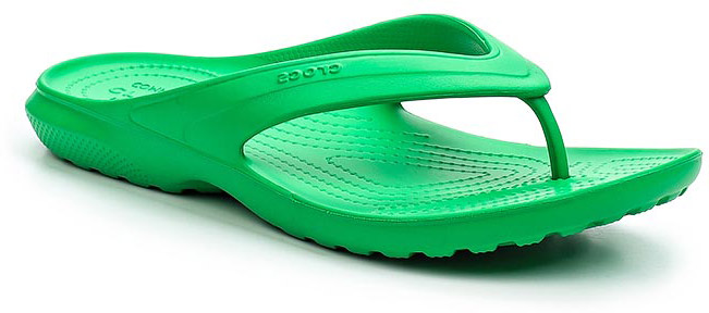 Сланцы Crocs Classic Flip, цвет: зеленый. 202635-3E8. Размер 12 (44/45)202635-3E8 Сланцы Crocs Classic Flip, цвет: зеленый. 202635-3E8. Размер 12 (44/45)202635-3E8Стильные сланцы от Crocs придутся вам по душе. Рифление на верхней поверхности подошвы предотвращает выскальзывание ноги. Рельефное основание подошвы обеспечивает уверенное сцепление с любой поверхностью. Удобные сланцы прекрасно подойдут для похода в бассейн или на пляж.