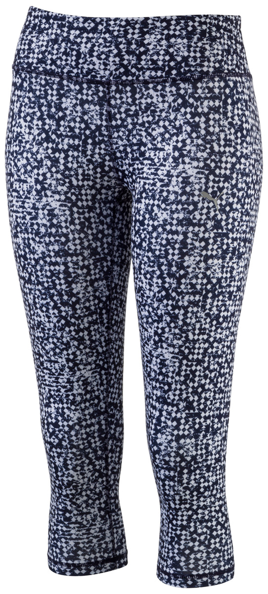 Тайтсы женские Puma All Eyes On Me 3 4 Tight, цвет: темно-синий, белый. 51448924. Размер L (46/48)51448924 Тайтсы женские Puma All Eyes On Me 3 4 Tight, цвет: темно-синий, белый. 51448924. Размер L (46/48)51448924Женские тайтсы All Eyes On Me 3 4 Tight от Puma выполнены из эластичного полиэстера. Технология dryCELL выводит влагу наружу, сохраняя сухость и комфорт во время тренировки. Эластичный пояс обеспечит комфорт.