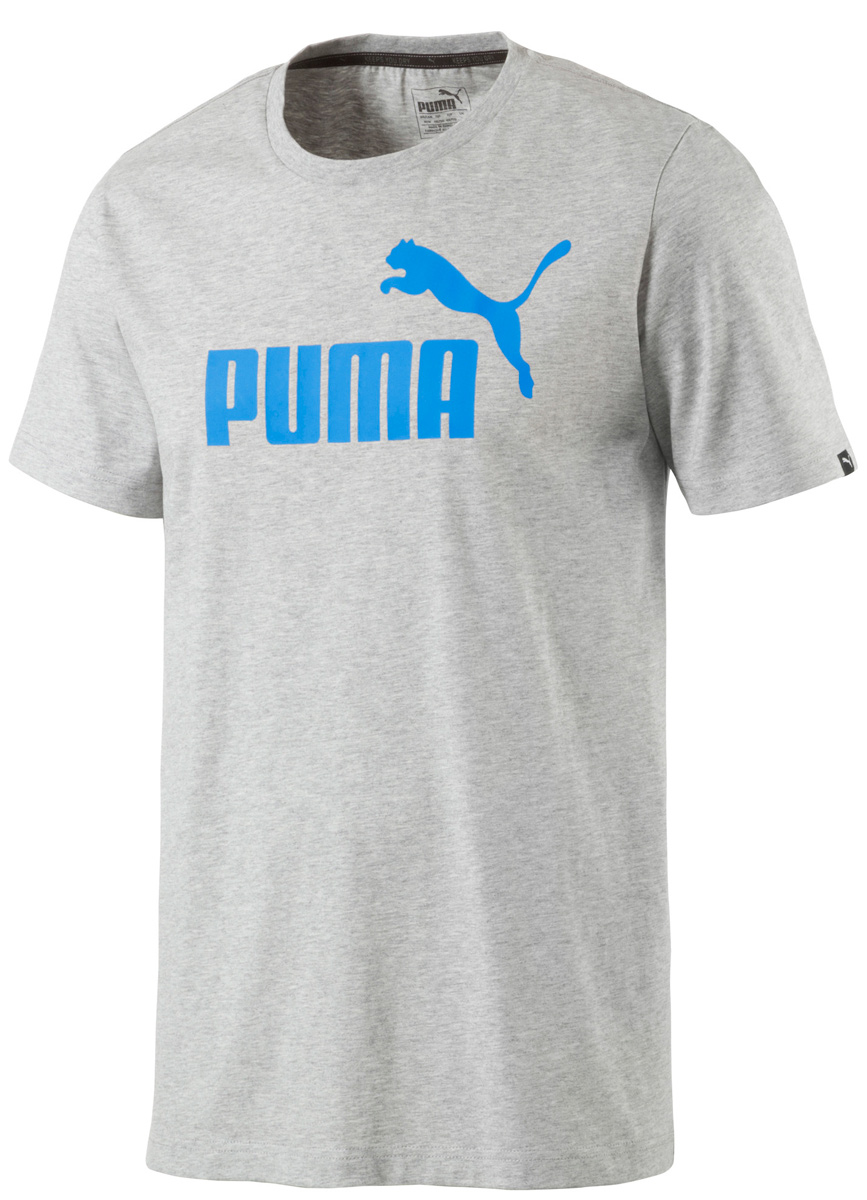 Футболка мужская Puma ESS No.1 Tee, цвет: серый. 83824143. Размер L (48/50)838241_43 Футболка мужская Puma ESS No.1 Tee, цвет: серый. 83824143. Размер L (48/50)838241_43Футболка ESS No.1 Tee просто создана для занятий спортом. Модель декорирована прорезиненным логотипом и изготовлена из высокофункционального материала dryCELL, который отводит влагу, поддерживает тело сухим и гарантирует максимальный комфорт. Среди других отличительных особенностей изделия - отделка ворота трикотажем в рубчик и тесьмой сзади по вороту с фирменной символикой.