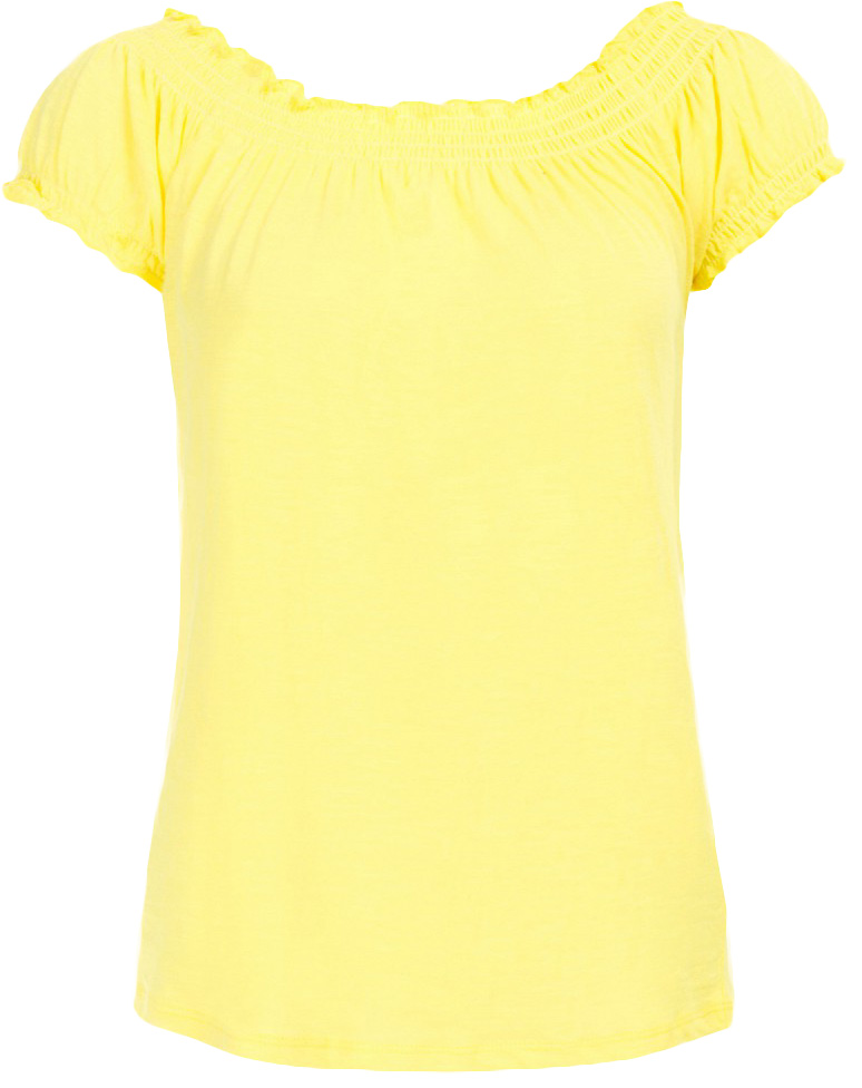 Футболка женская Baon, цвет: желтый. B237050_Bright Yellow. Размер L (48)B237050_Bright Yellow Футболка женская Baon, цвет: желтый. B237050_Bright Yellow. Размер L (48)B237050_Bright YellowФутболка женская Baon выполнена из натурального хлопка. Модель с воротником лодочкой и короткими рукавами.