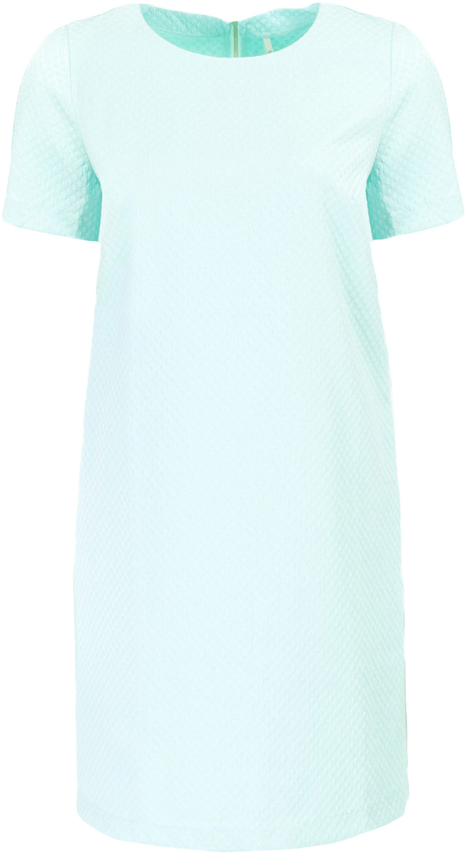 Платье Baon, цвет: голубой. B457040_Adriatic Mist Jacquard. Размер M (46)B457040_Adriatic Mist Jacquard Платье Baon, цвет: голубой. B457040_Adriatic Mist Jacquard. Размер M (46)B457040_Adriatic Mist JacquardПлатье Baon выполнено из комбинированного материала. Модель с круглым вырезом горловины и короткими рукавами сзади застегивается на застежку-молнию.