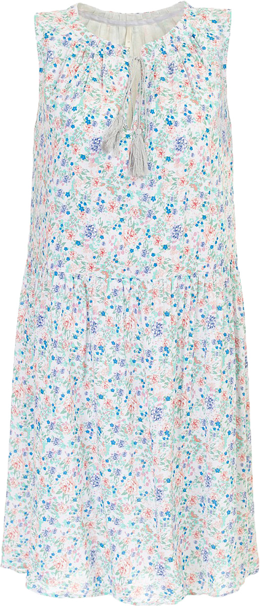 Платье Baon, цвет: серый. B457070_Barely Grey Printed. Размер L (48)B457070_Barely Grey Printed Платье Baon, цвет: серый. B457070_Barely Grey Printed. Размер L (48)B457070_Barely Grey PrintedПлатье Baon выполнено из натурального хлопка. Округлый вырез горловины дополнен завязывающимся шнурком с кистями. Задняя часть юбки слегка удлинена, что создаёт модный силуэт.