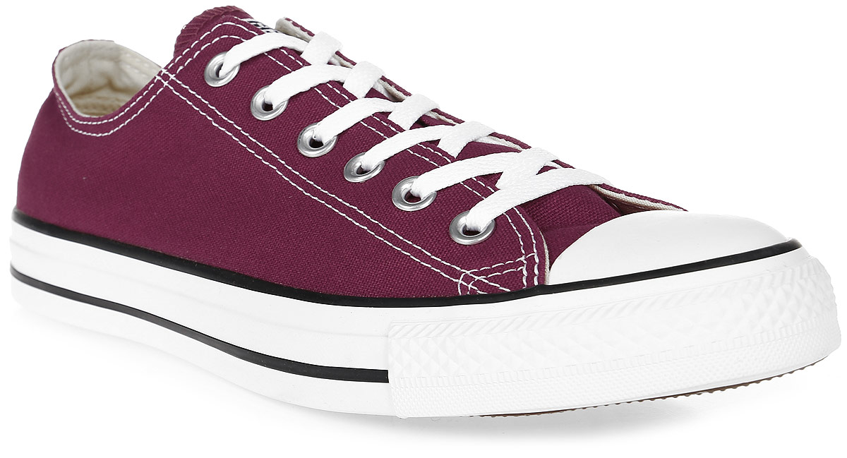 Кеды Converse Chuck Taylor All Star Core OX, цвет: бордовый. M9691. Размер 5,5 (38)M9691 Кеды Converse Chuck Taylor All Star Core OX, цвет: бордовый. M9691. Размер 5,5 (38)M9691Классические кеды Chuck Taylor All Star Core OX от Converse займут достойное место среди вашей обуви.Модель выполнена из плотного текстиля и оформлена на язычке фирменной текстильной нашивкой, на подошве - прорезиненной накладкой и контрастными полосками, на одной из боковых сторон - металлическими люверсами. Мыс изделия дополнен классической для кед прорезиненной вставкой. Классическая шнуровка обеспечивает надежную фиксацию обуви на ноге. Стелька из материала EVA с текстильной поверхностью комфортна при движении. Гибкая резиновая подошва с рифлением гарантирует идеальное сцепление с любыми поверхностями. В таких кедах вашим ногам будет комфортно и уютно.