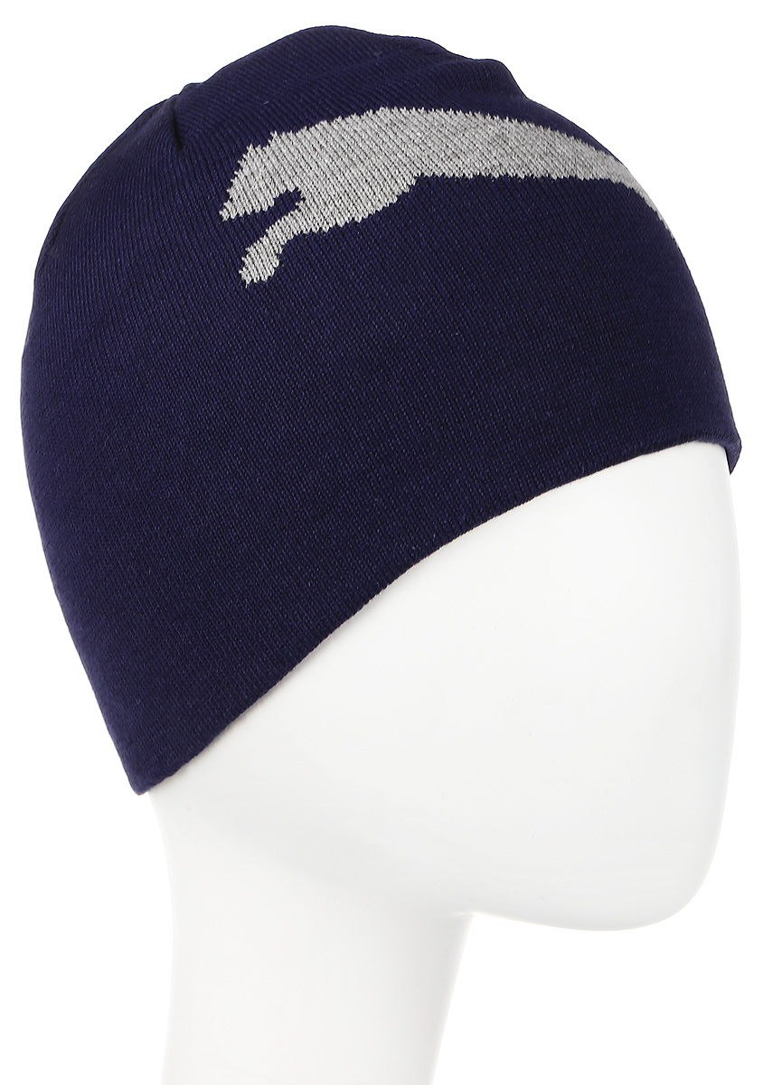 Шапка Puma ESS Big Cat Beanie, цвет: синий. 05292509. Размер 56/58052925_09 Шапка Puma ESS Big Cat Beanie, цвет: синий. 05292509. Размер 56/58052925_09Двухслойная вязаная в резинку шапка с логотипами Puma. Удобная шапка согреет вас холодным осенним или зимним днем.
