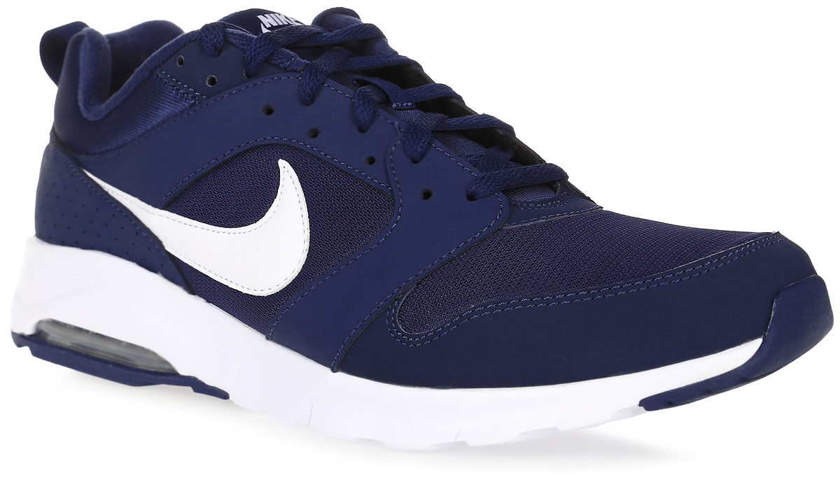 Кроссовки для бега мужские Nike Am 16, цвет: темно-синий. 819798-410. Размер 12 (46,5)819798-410 Кроссовки для бега мужские Nike Am 16, цвет: темно-синий. 819798-410. Размер 12 (46,5)819798-410Кроссовки для бега Am 16 от Nike выполнены из текстиля, натуральной и искусственной кожи. Подкладка и стелька из текстиля комфортны при движении. Шнуровка надежно зафиксирует модель на ноге. Подошва дополнена рифлением. Абсолютный комфорт и гибкость достигаются благодаря видимой вставке Max Air под пяткой и эластичными желобкам в средней части стопы.