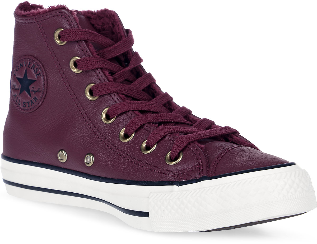 Кеды женские Converse Chuck Taylor All Star Winter Knit + Fur, цвет: бордовый. 553366. Размер 6,5 (37)553366 Кеды женские Converse Chuck Taylor All Star Winter Knit + Fur, цвет: бордовый. 553366. Размер 6,5 (37)553366Модные женские кеды Chuck Taylor All Star Winter Knit + Fur от Converse выполнены из натуральной кожи. Внутренняя поверхность и стелька из искусственного меха не дадут ногам замерзнуть. Шнуровка надежно зафиксирует модель на ноге. Подошва дополнена рифлением.