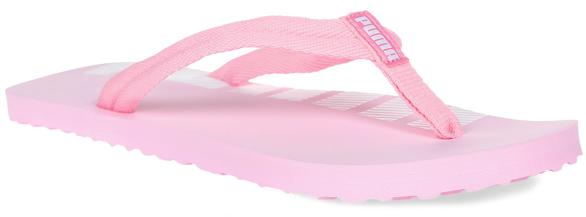 Сланцы женские Puma Epic Flip V2, цвет: розовый. 36024813. Размер 5 (37)36024813 Сланцы женские Puma Epic Flip V2, цвет: розовый. 36024813. Размер 5 (37)36024813Всегда найдется место для новой пары сланцев! Epic Flip покажут себя с лучшей стороны в любой ситуации: на пляже, в бассейне или дома. Фиксирующий стопу мягкий текстильный ремешок не натирает кожу, а мягкая подошва представляет собой идеальный баланс амортизации и поддержки. Кроме того, они с легкостью поместятся в даже самый забитый чемодан или спортивную сумку.
