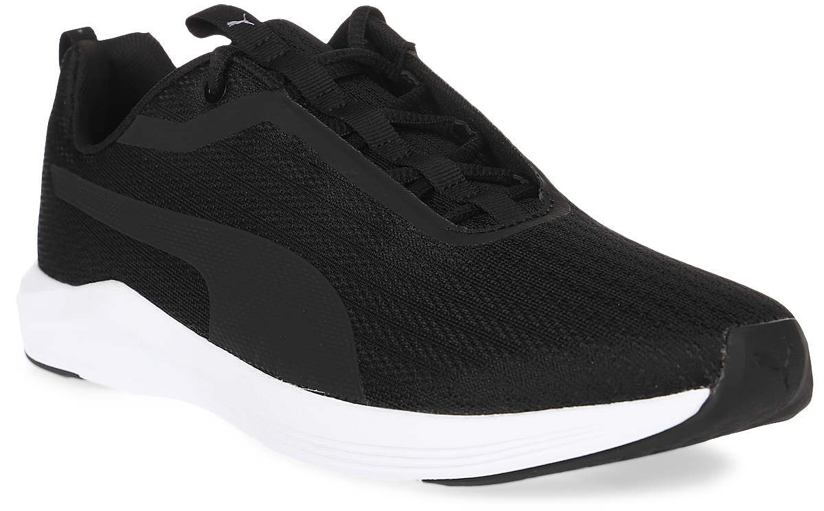 Кроссовки женские для фитнеса Puma Prowl Wn S, цвет: черный. 18946801. Размер 4 (36)18946801 Кроссовки женские для фитнеса Puma Prowl Wn S, цвет: черный. 18946801. Размер 4 (36)18946801Сверхлегкие и эластичные, кроссовки Prowl Wn предназначены специально для женщин и подходят как для занятий на свежем воздухе, так и для тренировок в зале. Оригинальная конструкция верха из бесшовного сетчатого материала делают модель прекрасно вентилируемой и очень удобной в носке. Традиционная шнуровка вместе с мягким язычком обеспечивает надежную фиксацию ноги. В таких кроссовках вашим ногам будет комфортно и уютно. Они подчеркнут ваш стиль и индивидуальность!