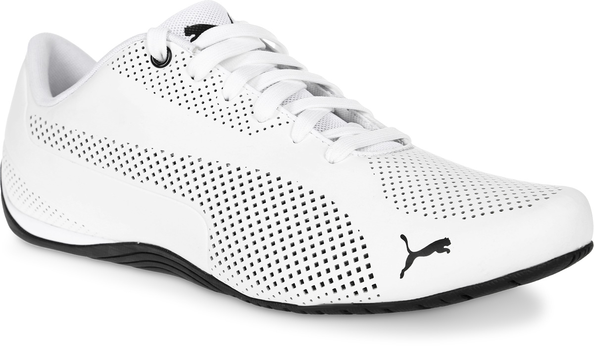 Кроссовки мужские Puma Drift Cat 5 Ultra, цвет: белый. 36228803. Размер 10,5 (44)36228803 Кроссовки мужские Puma Drift Cat 5 Ultra, цвет: белый. 36228803. Размер 10,5 (44)36228803Кроссовки Drift Cat 5 Ultra - новинка серии Drift Cat, давно полюбившейся энтузиастам автоспорта, которая в 2017 году пополнилась стильной моделью низких кроссовок с чистыми, простыми линиями. Модель привлекает внимание и подчеркивает ваше увлечение миром автомобилей благодаря элементам с классической символикой BMW, а в этом сезоне она стала еще интереснее за счет деталей верха с элегантной мелкой перфорацией и рельефной поверхностью. Эта эксклюзивная обувь никого не оставит равнодушным!