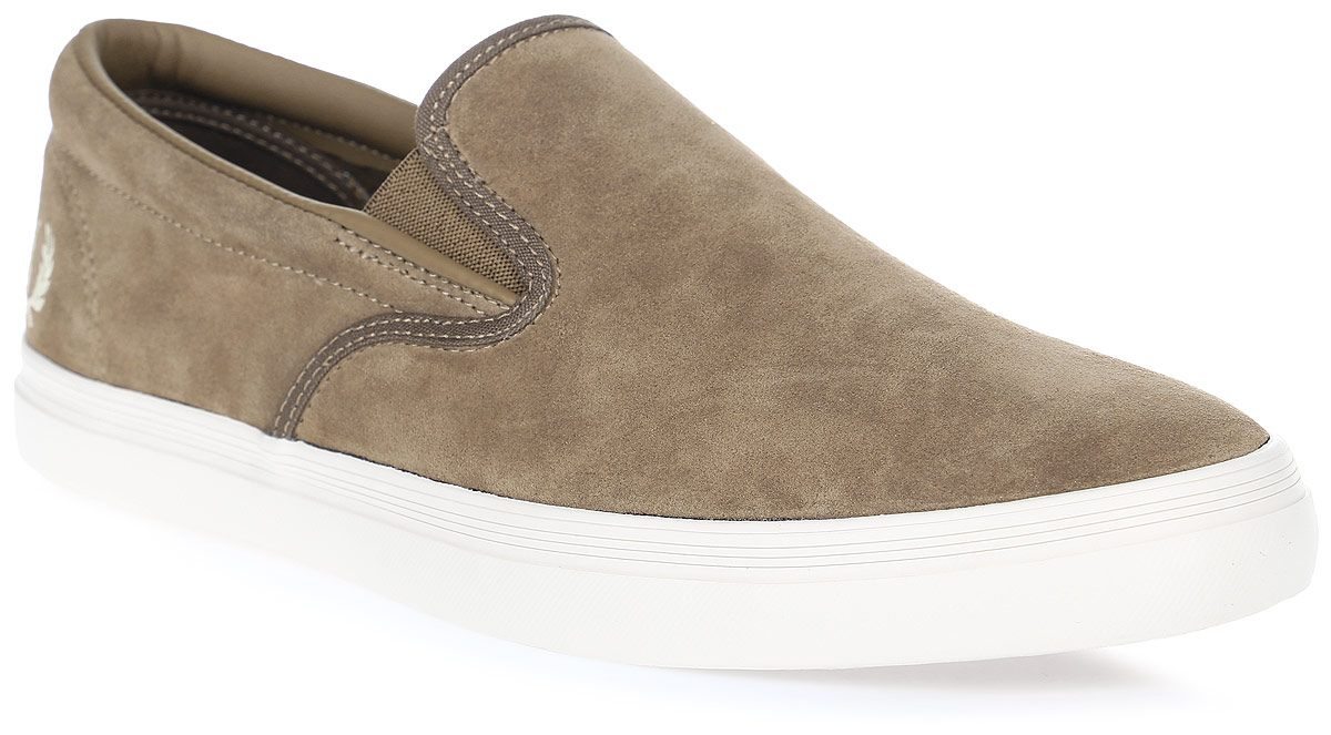 Слипоны мужские Fred Perry Underspin Slip On Suede, цвет: бежевый. B1207-D83. Размер 9,5 (42,5)B1207-D83 Слипоны мужские Fred Perry Underspin Slip On Suede, цвет: бежевый. B1207-D83. Размер 9,5 (42,5)B1207-D83Стильные мужские слипоны Underspin Slip On Suede от Fred Perry выполнены из натуральной замши. Подкладка и стелька из текстиля комфортны при движении. Эластичные вставки по бокам обеспечивают идеальную посадку модели на ноге. Подошва дополнена рифлением.