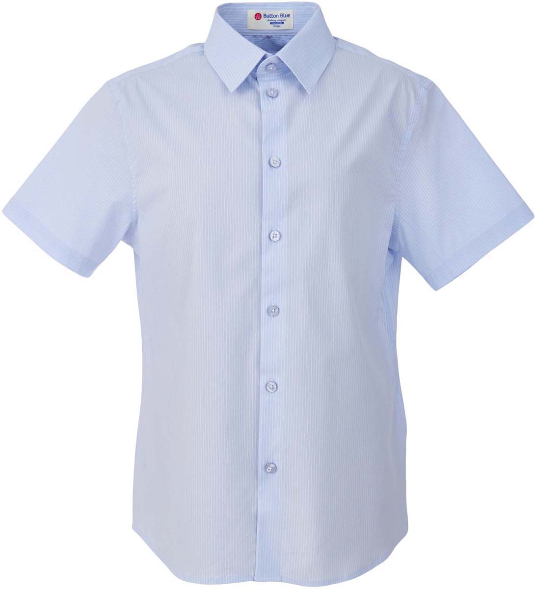 Рубашка для мальчика Button Blue, цвет: голубой. 217BBBS23021805. Размер 140, 10 лет217BBBS23021805 Рубашка для мальчика Button Blue, цвет: голубой. 217BBBS23021805. Размер 140, 10 лет217BBBS23021805Рубашка для мальчика - основа повседневного школьного образа! Школьные рубашки от Button Blue - это качество и комфорт, отличный внешний вид, удобство в уходе, высокая износостойкость. Рубашка с короткими рукавами и отложным воротничком застегивается на пуговицы. Готовясь к школьному сезону, вам стоит купить рубашки в трех-четырех цветах, чтобы разнообразить будни ученика.